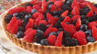 Easy Fruit Tart Recipe Demonstration - Joyofbaking.com
