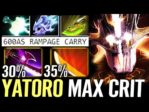🔥 YATORO Juggernaut 600AS 56% CHANCE CRIT — Silver Edge + Moonshard RAMPAGE Carry Dota 2 Pro