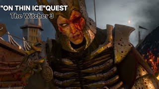 THE WITCHER 3: "ON THIN ICE" (FIGHTING CARANTHIR AND EREDIN) #thewitcher3 #thewitcher4 
