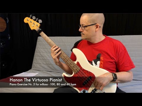 aNDREmu Bass Course No.6  - Hanon Exercise 5