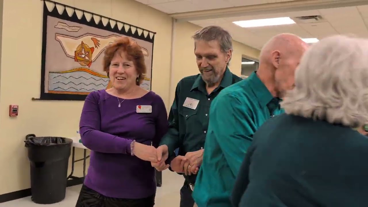 Square dancing with Jason Raleigh calling at West County Spinners Square Dance Club in Creve Coeur, MO.