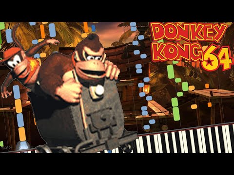 Jungle Japes - Donkey Kong 64 (Synthesia)