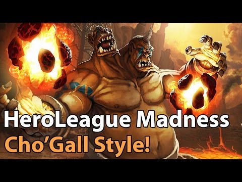 ► Heroes of the Storm Cho'Gall Gameplay: Sky Temple Slaughterhouse