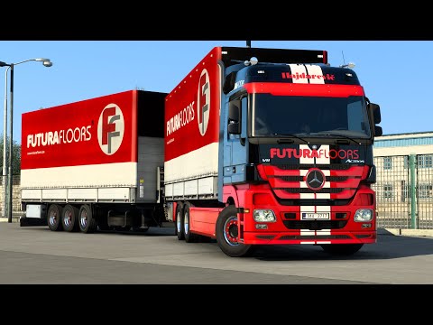 ETS2 1.46 Mercedes Actros MP3 Tandem Dresden ( D )-Wien ( A )