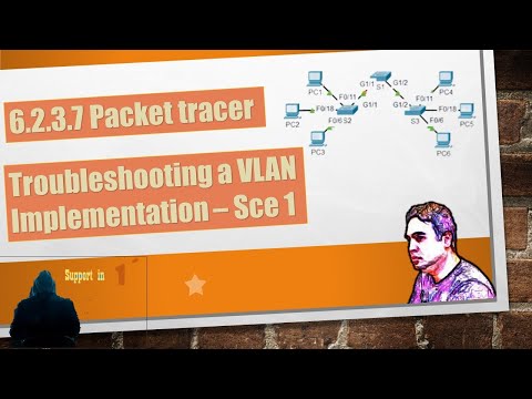 6.2.3.7 Packet Tracer – Troubleshooting a VLAN Implementation – Scenario 1