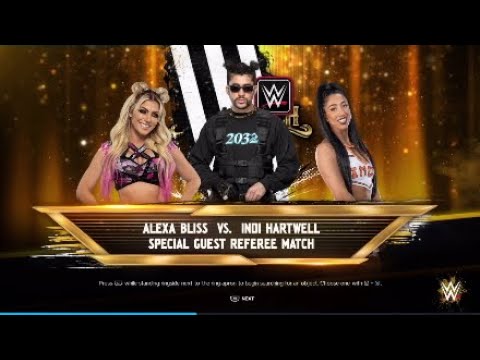 Alexa Bliss vs. Indi Hartwell WWE2K24!
