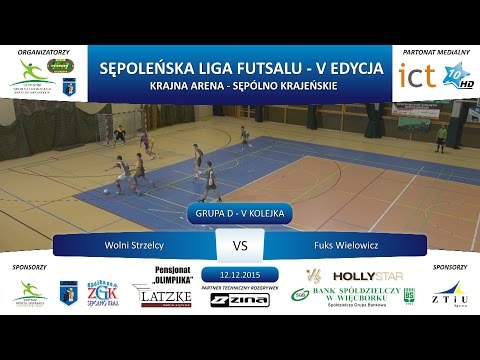 Grupa D - V Kolejka: Wolni Strzelcy - Fuks Wielowicz 1:3, 12.12.2015 r.