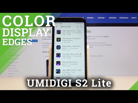 How to Apply Lightning Edges in Umidigi S2 Lite - Install Colorful Moving Edges