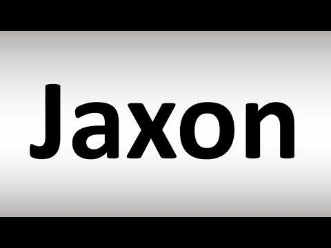 jaxon發音