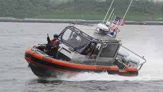 Staten Island-Manhatten ferry military escort.