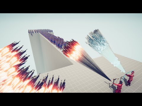 100x THE SHIELD vs. BRIDGE OF GODS | TABS - Totally Accurate Battle Simulator