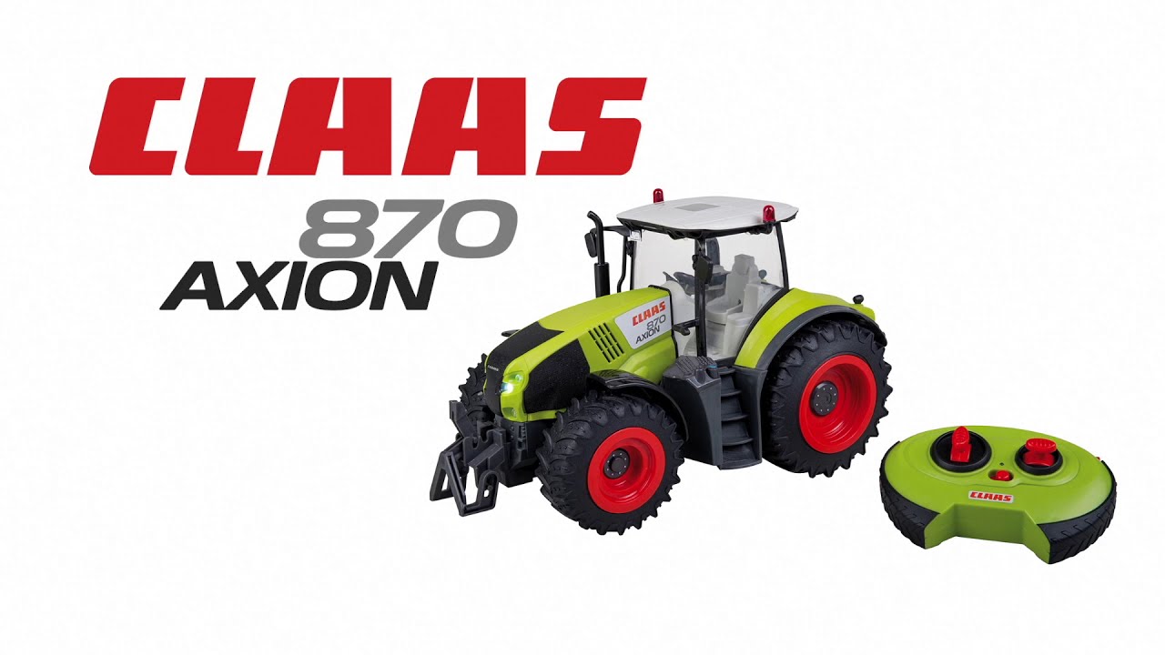 Nuotoliniu būdu valdomas RC traktorius CLAAS Axion 870
