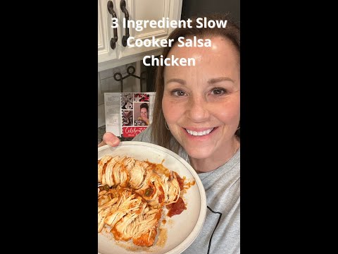 3 Ingredient Slow Cooker Salsa Chicken