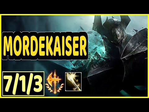 HASHINSHIN (MORDEKAISER) - 7/1/3 KDA GAMEPLAY - NA Ranked DIAMOND