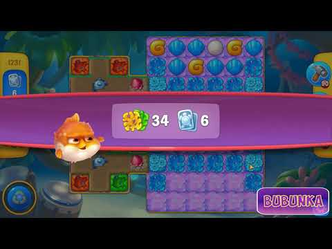 Fishdom level 1231 HD