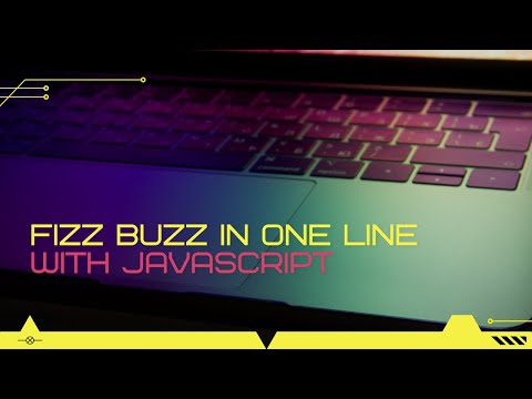 Solve the fizz buzz problem in one line with JavaScript! Crush your next coding interview | #JS