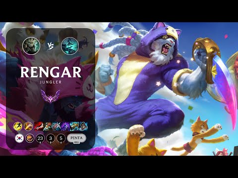Rengar Jungle vs Hecarim - KR Master Patch 13.21