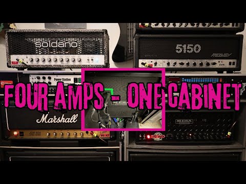 FOUR AMPS - ONE CAB - THE DIFFERENCE? | METAL