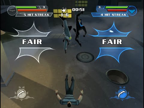 Batman: Rise of Sin Tzu Gamecube 2 player Co-op Netplay 60fps