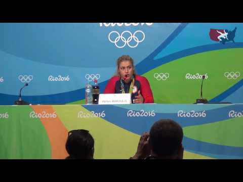 See Olympic Gold Medalist Wrestler Helen Maroulis’ Gold Medal Press Conference