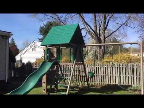 Lifetime Big Stuff A-Frame Swing Set Install