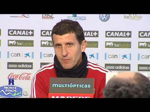 Rueda de prensa de Javi Gracia