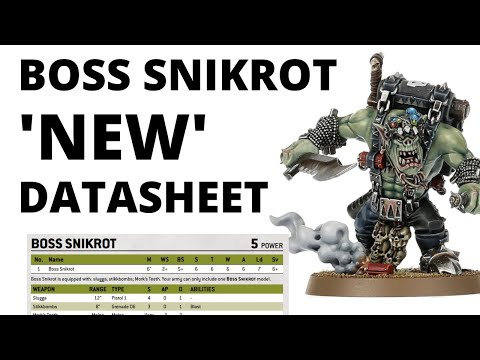 What's CHANGED Boss Snikrot's New Updated Datasheet? NOT MUCH!