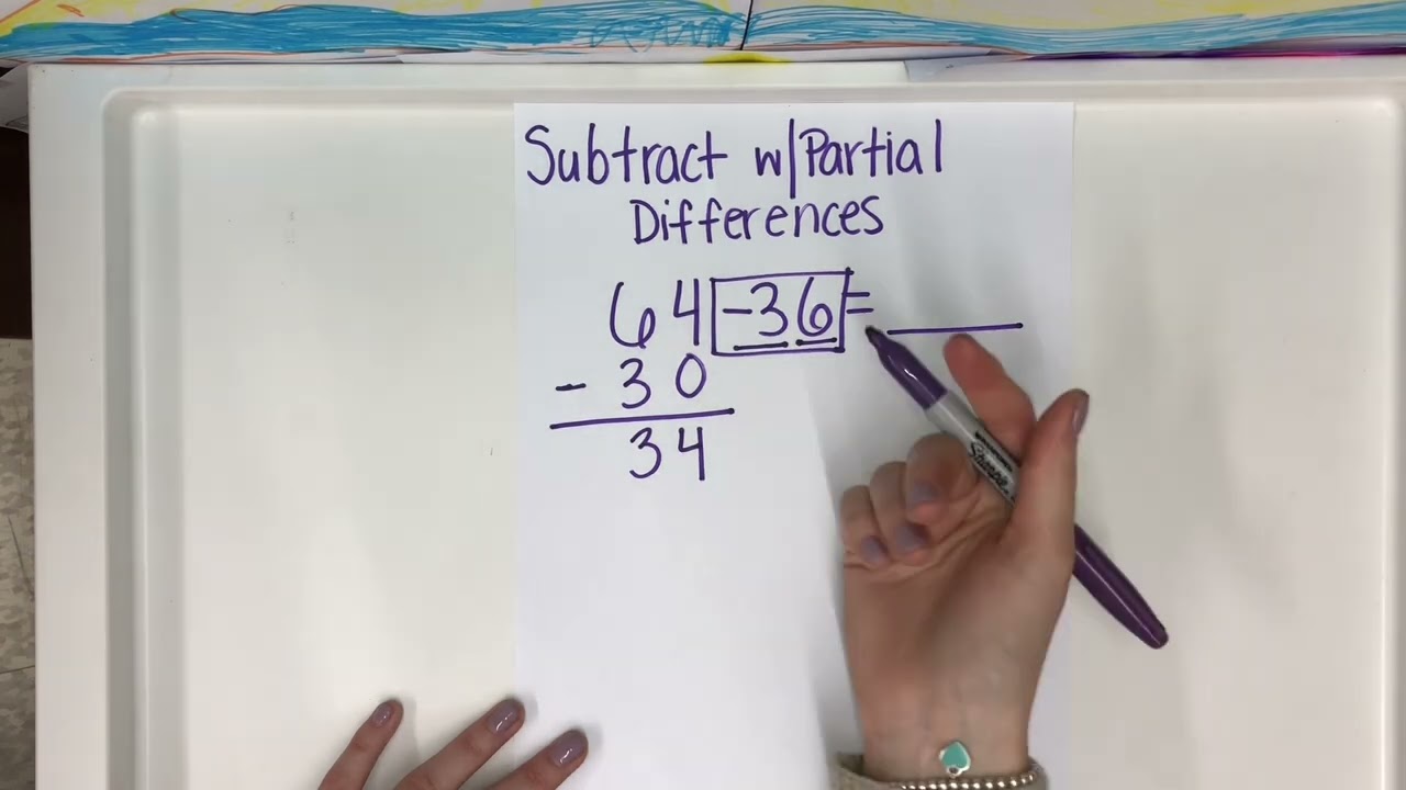 Subtract w/ Partial Differences