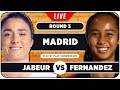 JABEUR vs FERNANDEZ • WTA Madrid 2024 • LIVE Tennis Play-by-Play Stream