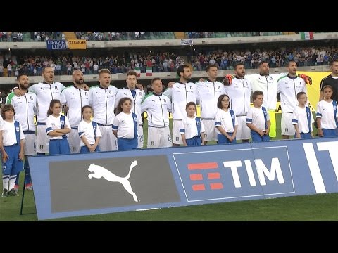 Italia-Finlandia, l'inno di Mameli!
