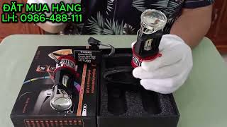 Mẫu Đèn Pha V80 Siêu Sáng – Lắp Ô Tô Và Xe Máy, Ánh Sáng Rõ Nét, Siêu Bền