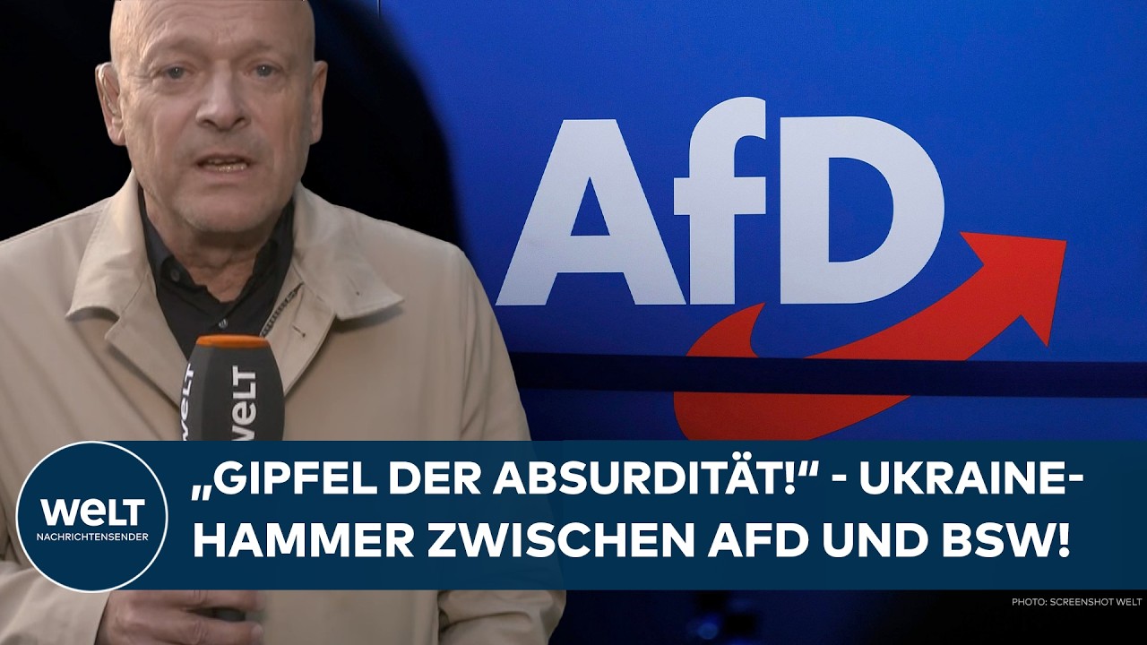 SACHSEN-ANHALT: "Gipfel der Absurdität" - AfD und BSW machen gemeinsame Sache! Ukraine-Hammer!