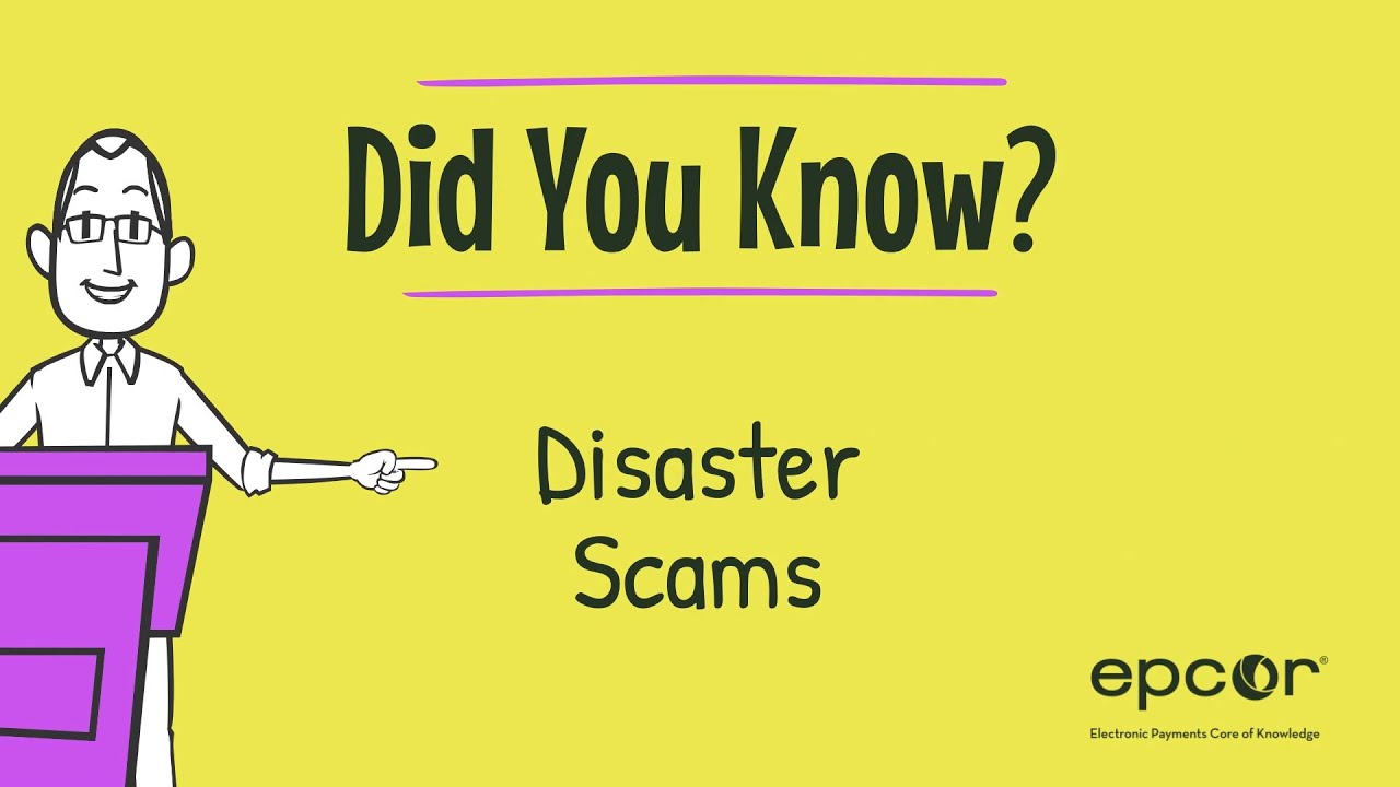 Disaster Scams