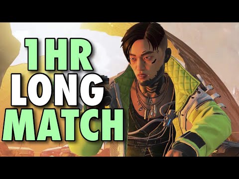 Record Breaking 1HOUR LONG Match on Apex Legends