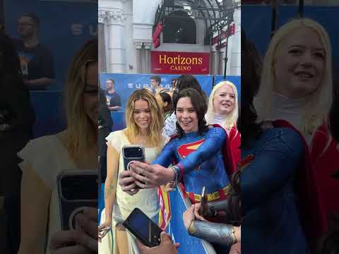Milly Alcock meets SUPERGIRL fans in London