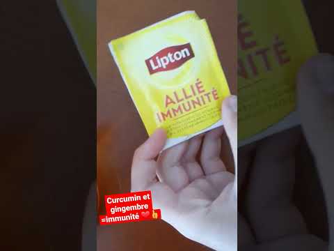 TEST  : THÉ LIPTON GOUT GINGEMBRE ET CURCUMIN ❤️