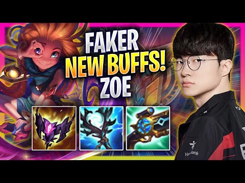 FAKER TRIES ZOE WITH NEW BUFFS! - T1 Faker Plays Zoe MID vs Yone! | Season 2025