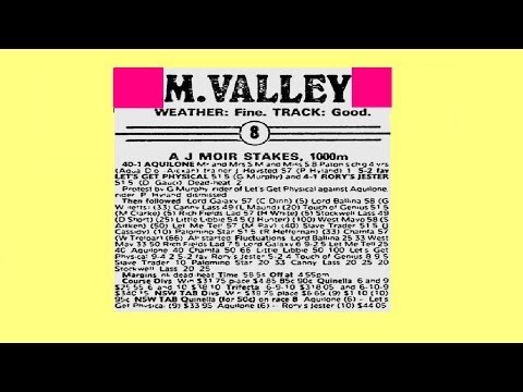 1985 MVRC Moir Stakes