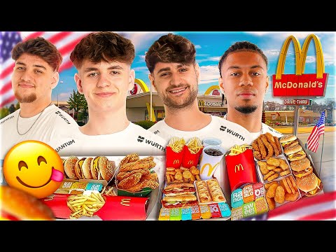 McDONALDS IN AMERIKA TESTEN 🇺🇸🍔 MIT ELI, SIDNEY, MUSTI & MELINA