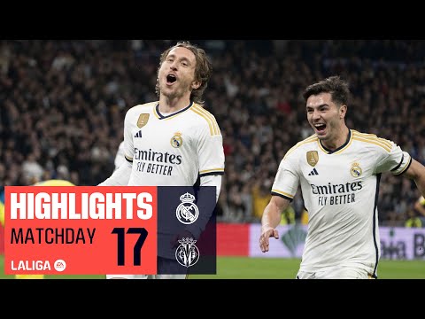 Resumen de Real Madrid vs Villarreal Matchday 17