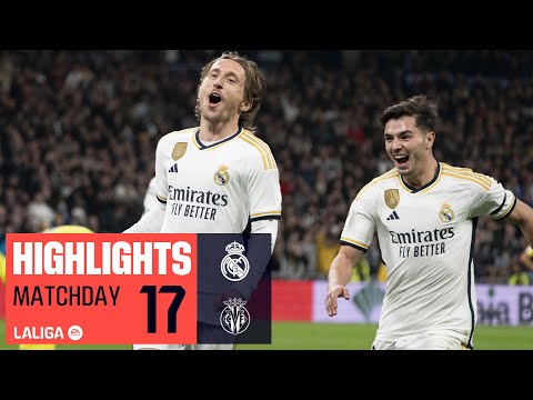 Highlghts Real Madrid vs Villarreal CF (4-1)