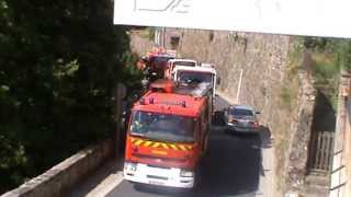 preview picture of video 'defilé des pompiers de la salvetat sur agout du 14 juillet 2012.MPG'