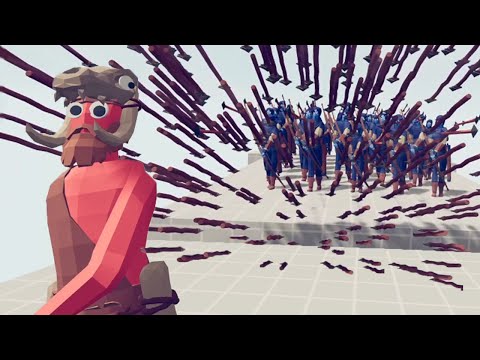 TABS | Epic Battle 50 Archers vs Spear Throwers GOD | Totally Accurate Battle Simulator