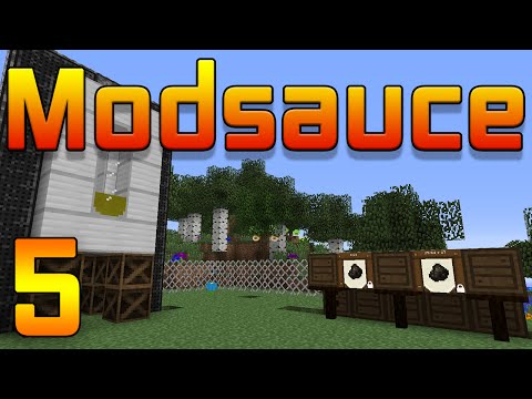 Modsauce Server Play - Ep 5 - More Charcoal and Carts