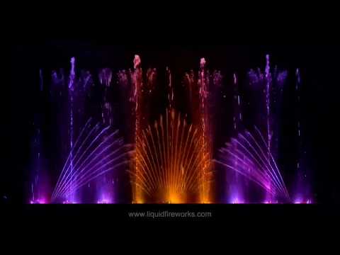 Waltzing Waters Fountains 9M (30') Liquid Fireworks Show