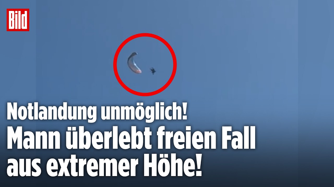 WUNDER IN FLORIDA: Gleitschirmflieger überlebt freien Fall aus 150 Metern Höhe!