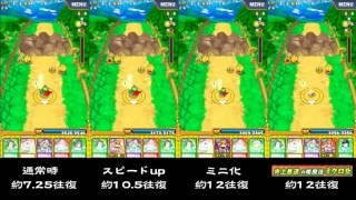 【ウチ姫】速度比較 ：ミクロ化