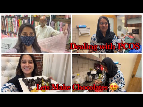 Homemade Chocolates| Roasted Almond|Almond-Strawberry Filling| Spl Msg for Shoaib| Dealing with PCOS