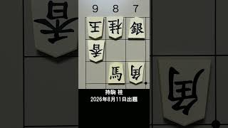 【詰将棋・3手詰】最強の囲い「穴熊」が逆にあだに！狭さを突く強烈な一撃は？ #もりけん #詰将棋 #TsumeShogi #Shogi #shorts