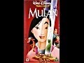 Digitized Opening To Mulan UK VHS